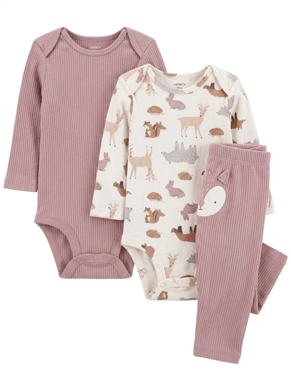 Carter's Girls' Mauve Woodland 3 piece set